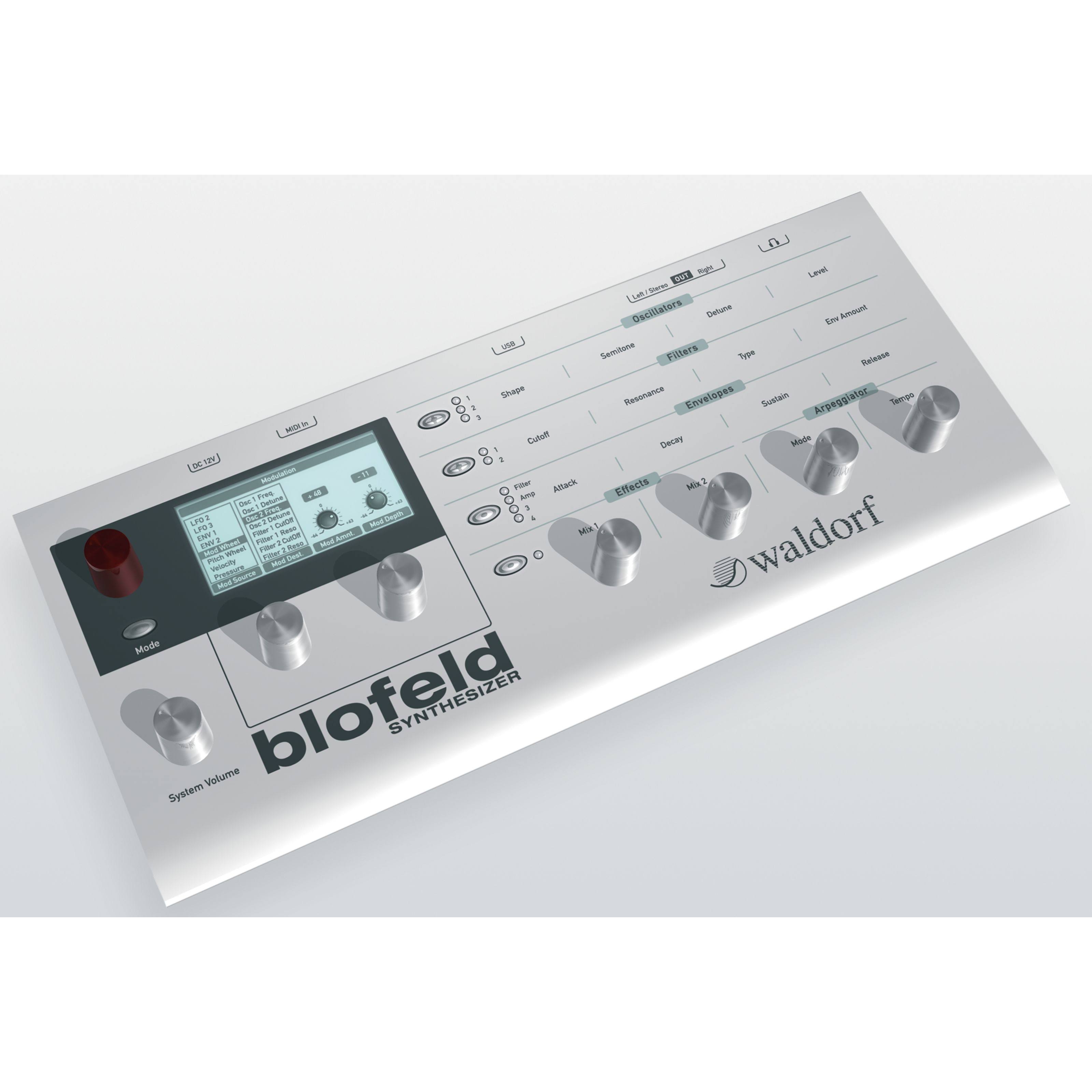Waldorf - Blofeld Desktop Synthesizer, White
