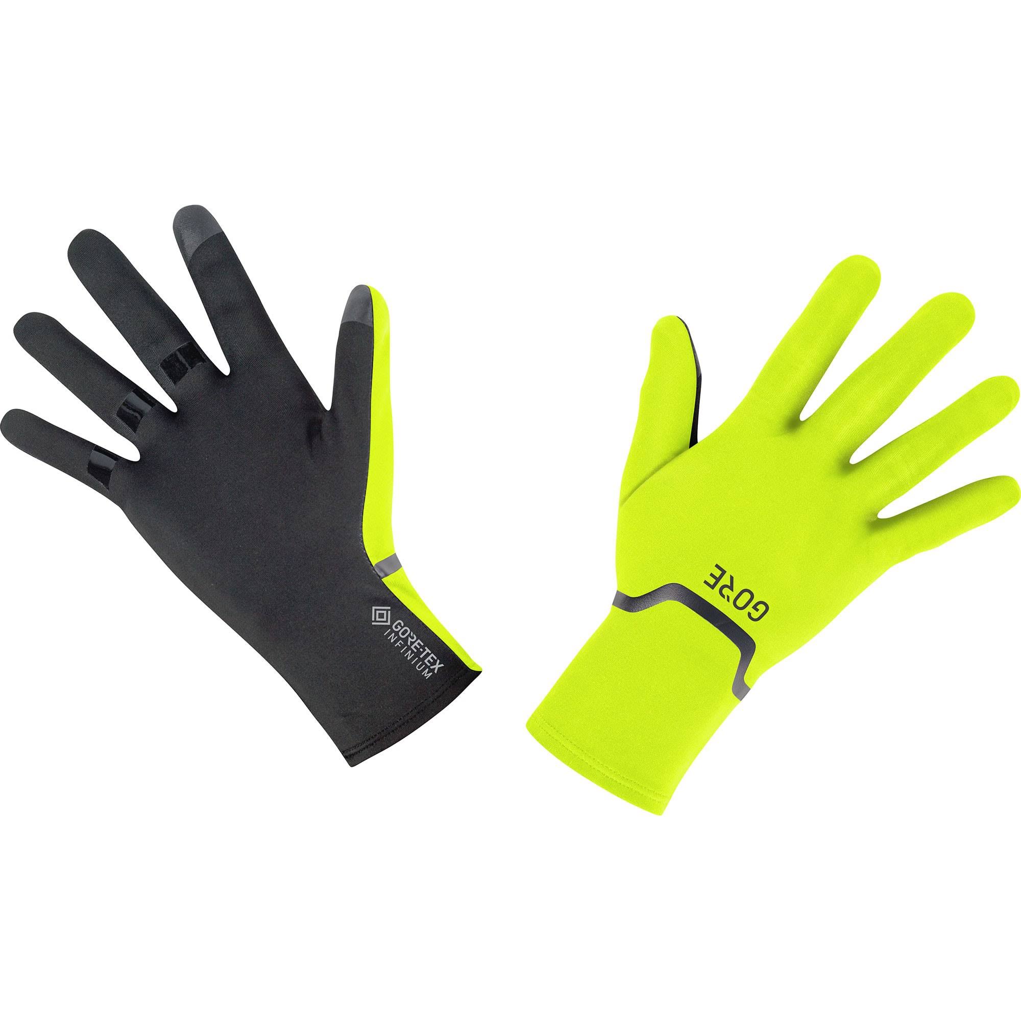 Gore M GORE-TEX INFINIUM Stretch Gloves - Xs - Neon Yellow-Black