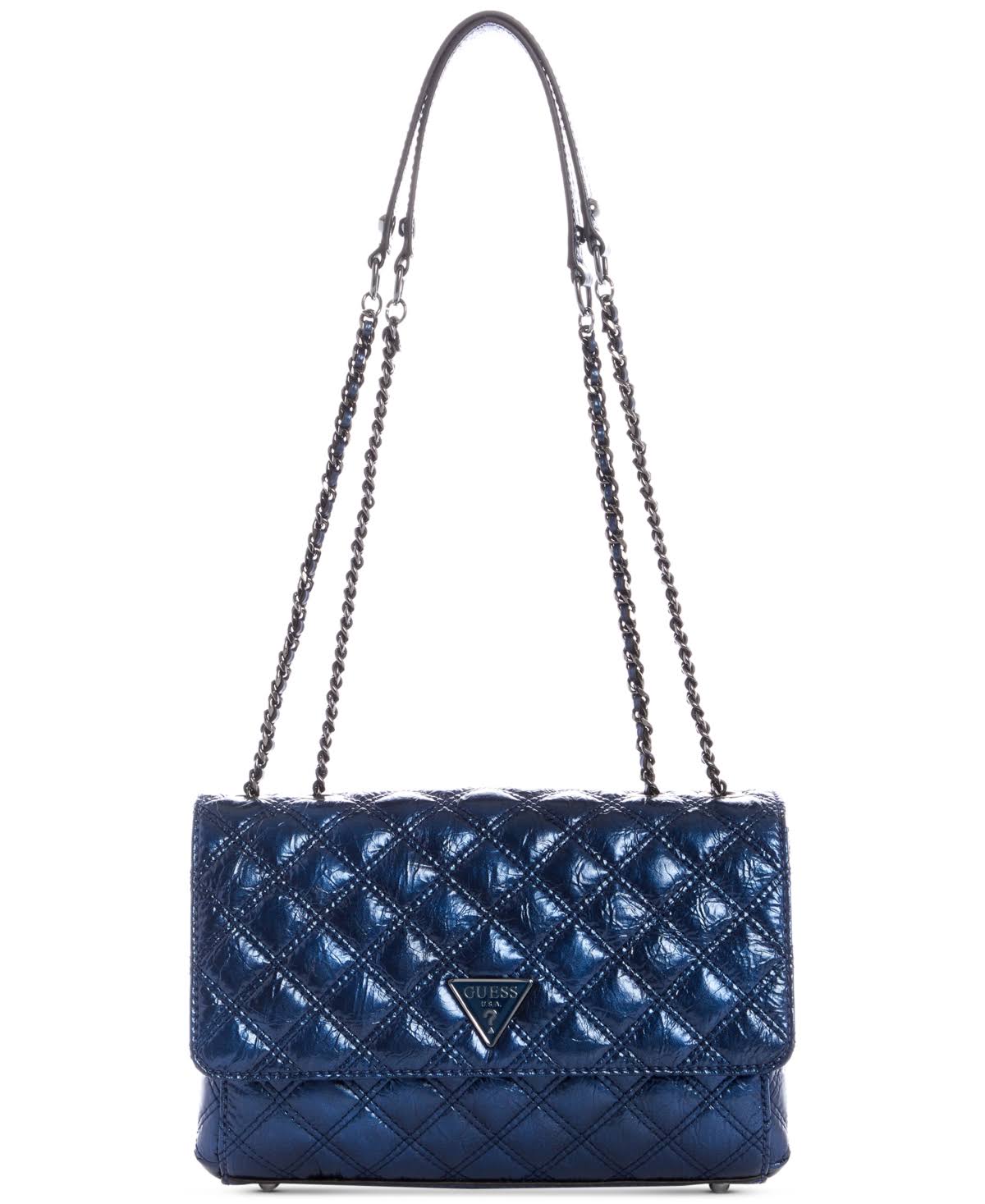 Guess Cessily Quilted Convertible Crossbody - Pastel Yellow