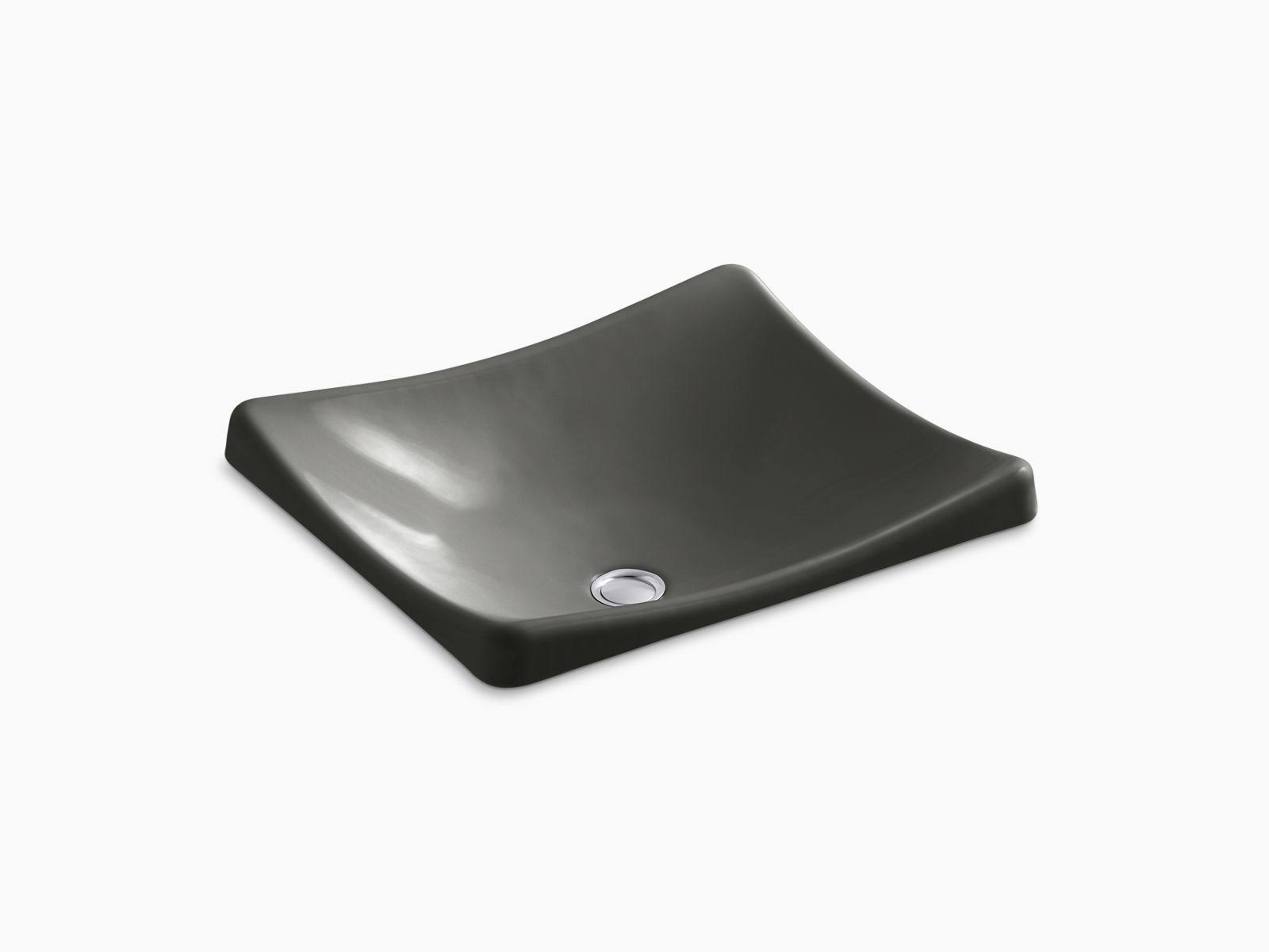 Kohler DemiLav Thunder Grey Wading Pool Bathroom Sink