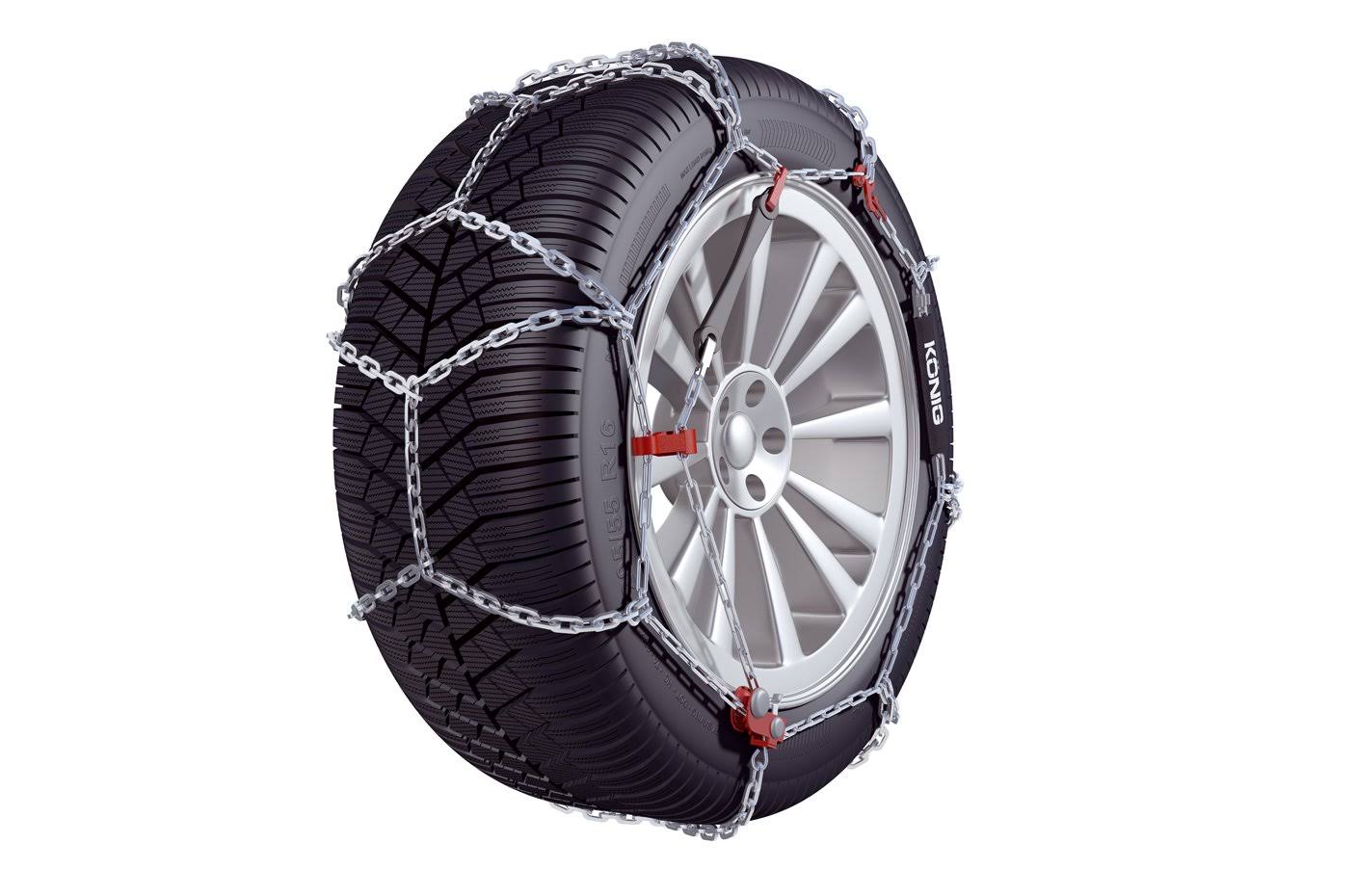 König CB-12 104 Snow Chains, Set of 2