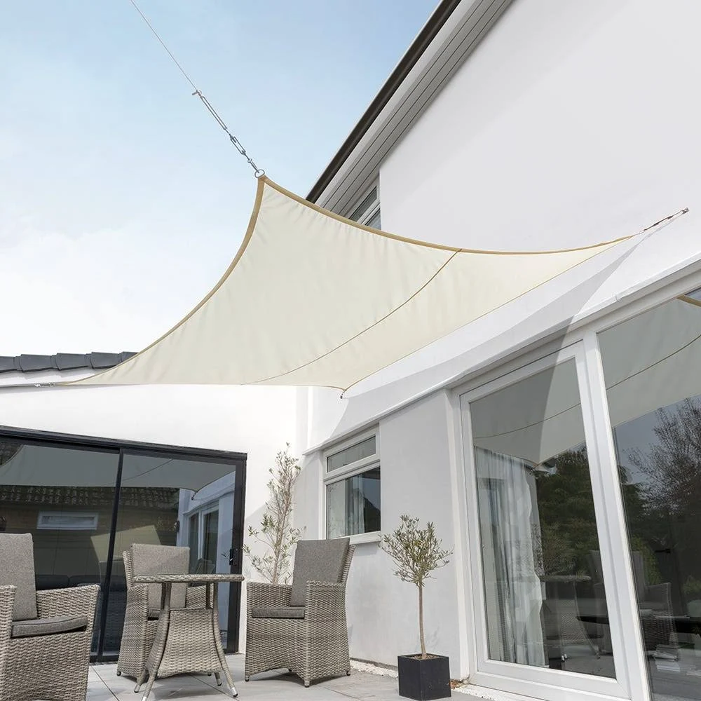 Kookaburra 17ft 9x22 Ivory Waterproof Woven Square Sail Shade