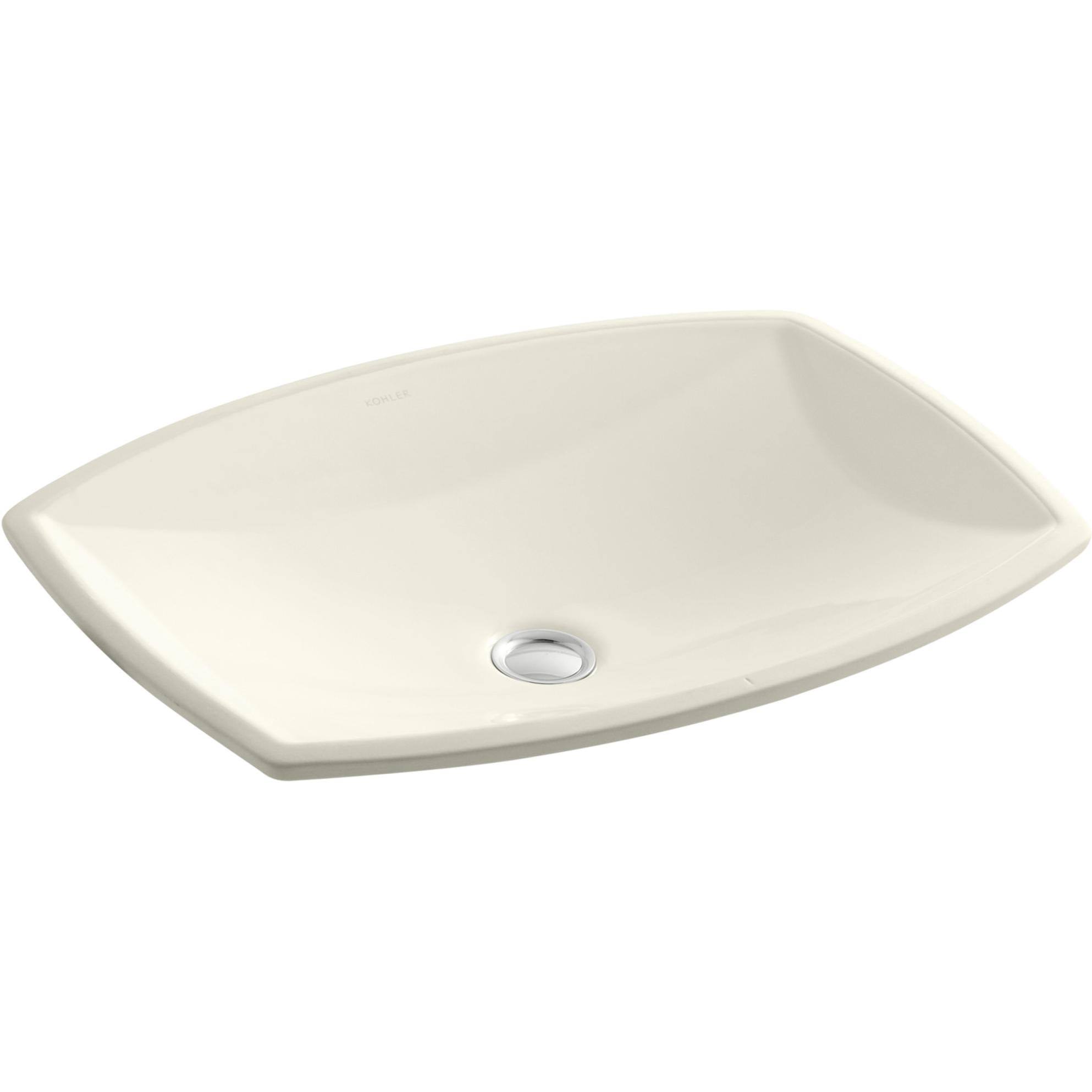 KOHLER K-2382-96 Kelston Undermount Bathroom Sink, Biscuit