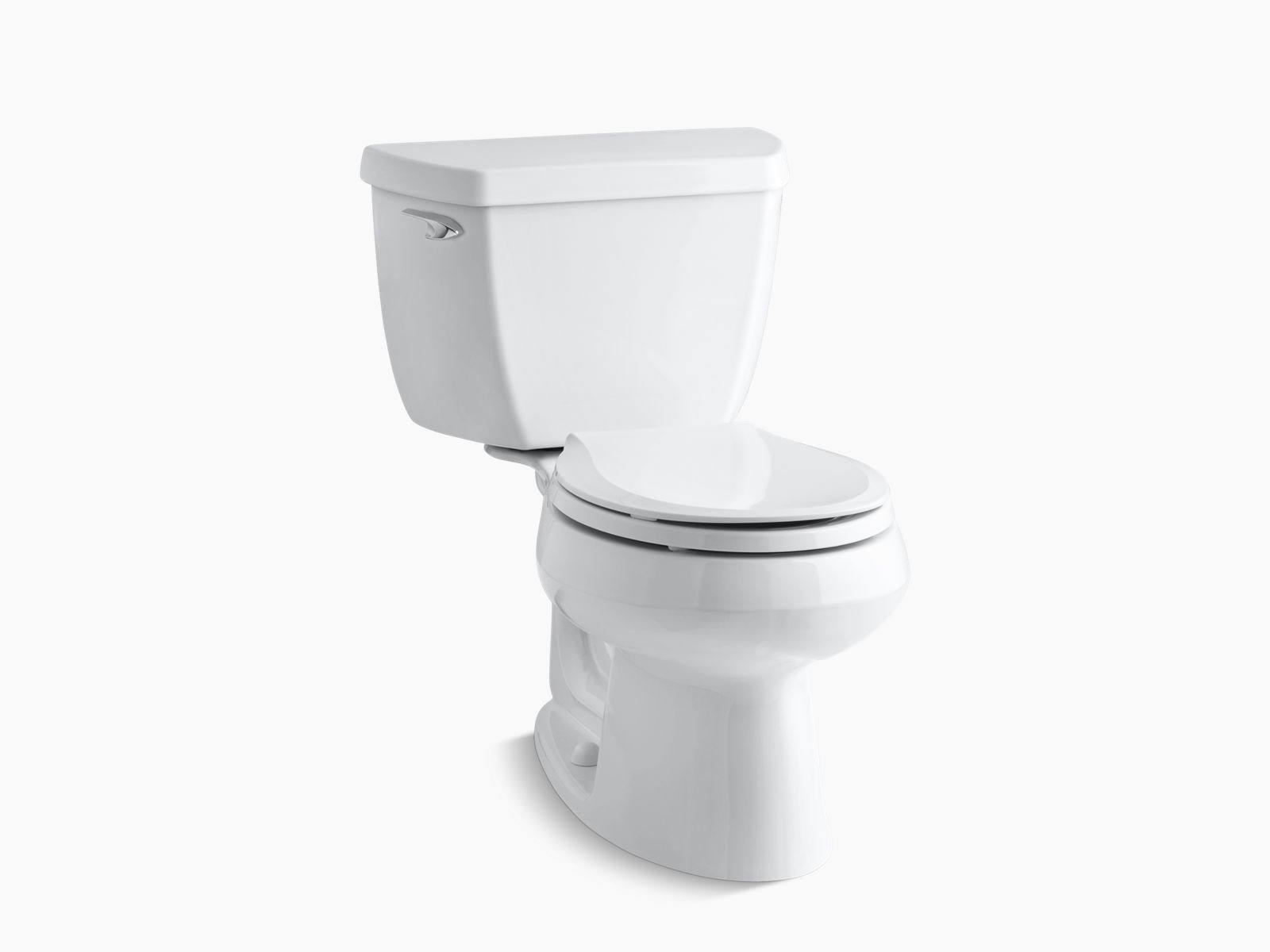 Kohler K-3577-0 Wellworth Classic Round-Front 1.28 GPF Toilet White - 2 Piece