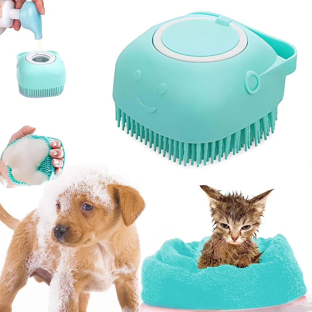 Silicone Pet Shower Bath Brush
