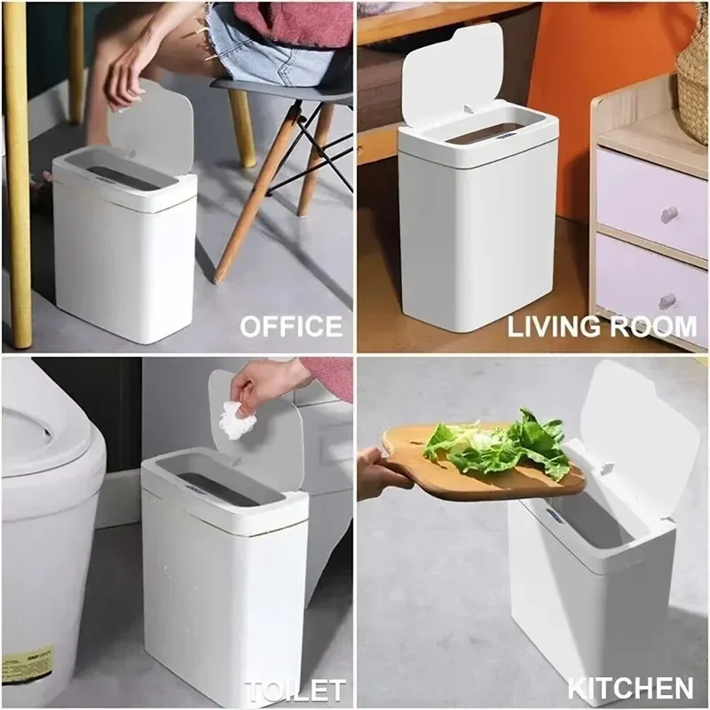 SmartToss Touchless Trash Can