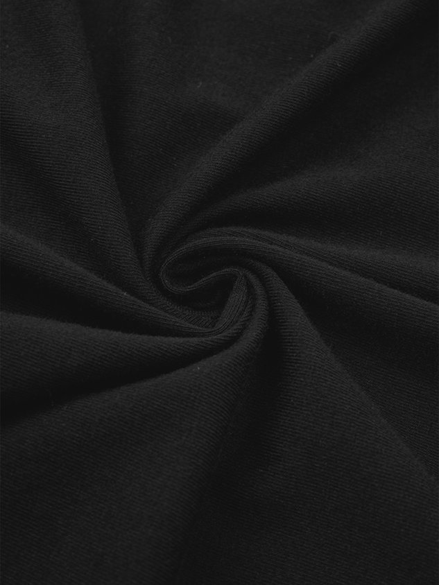 V Neck Casual Dress With No