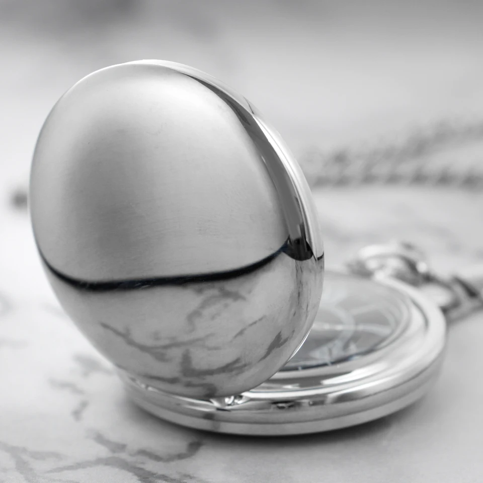 Vintage Steampunk smooth surface materials Pendant Chain Classic Quartz