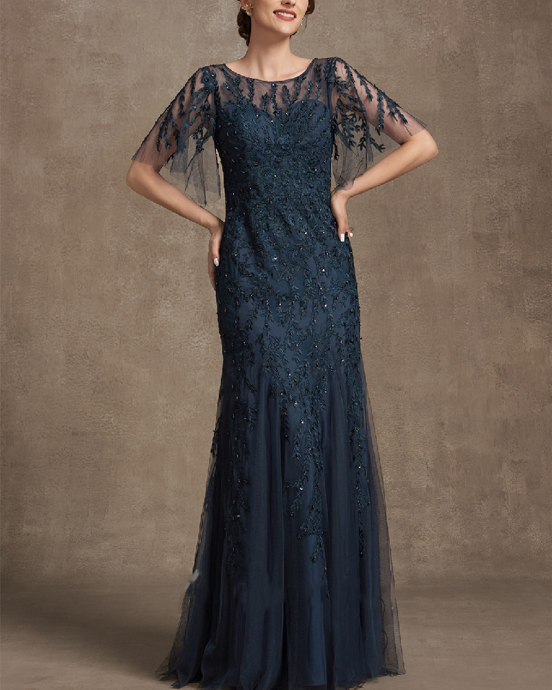 FASHION ELEGANT LACE EMBROIDERED DRESS