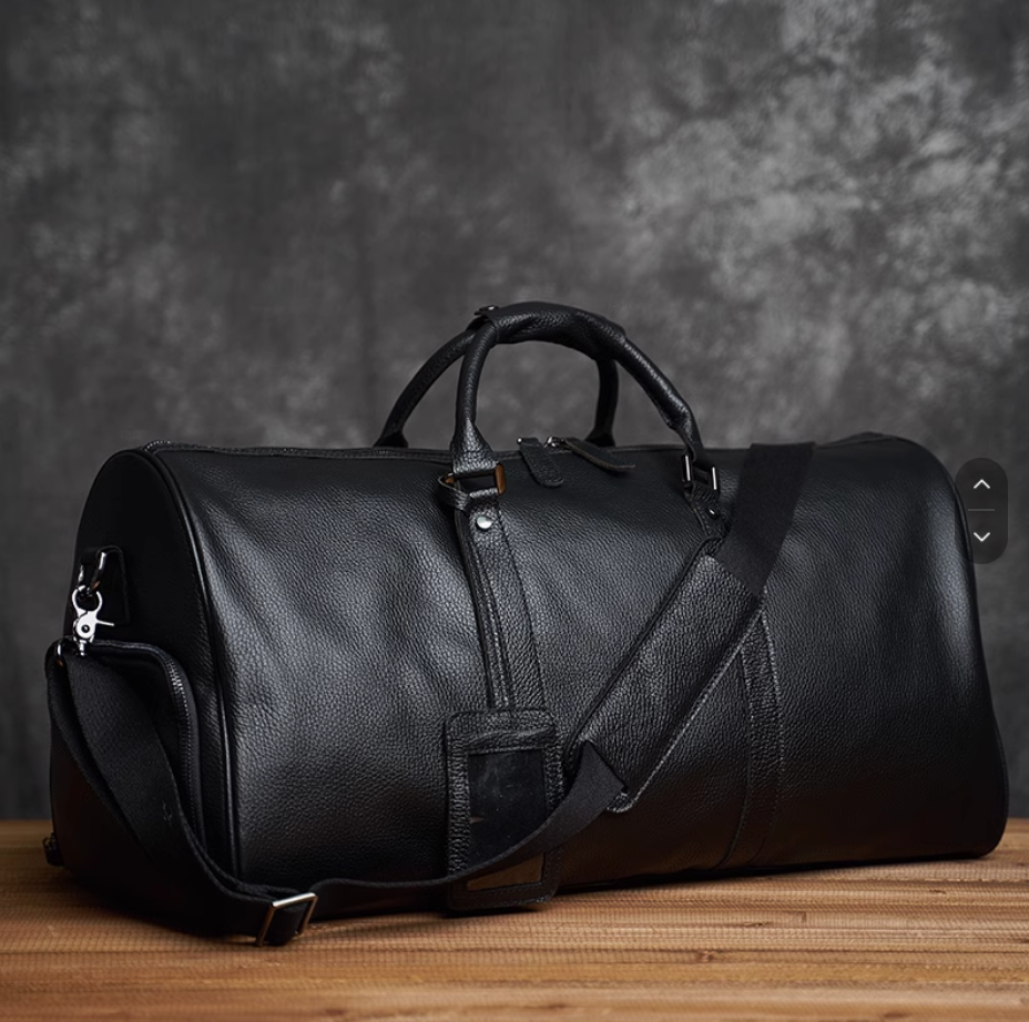 Cowhide Travel Bags Men's Bags Genuine Leather Large Capacity Travel Handbag Casual Business Short Trip Luggage Bags