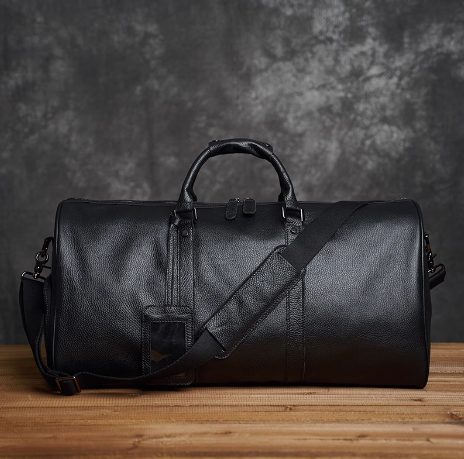 Cowhide Travel Bags Men's Bags Genuine Leather Large Capacity Travel Handbag Casual Business Short Trip Luggage Bags