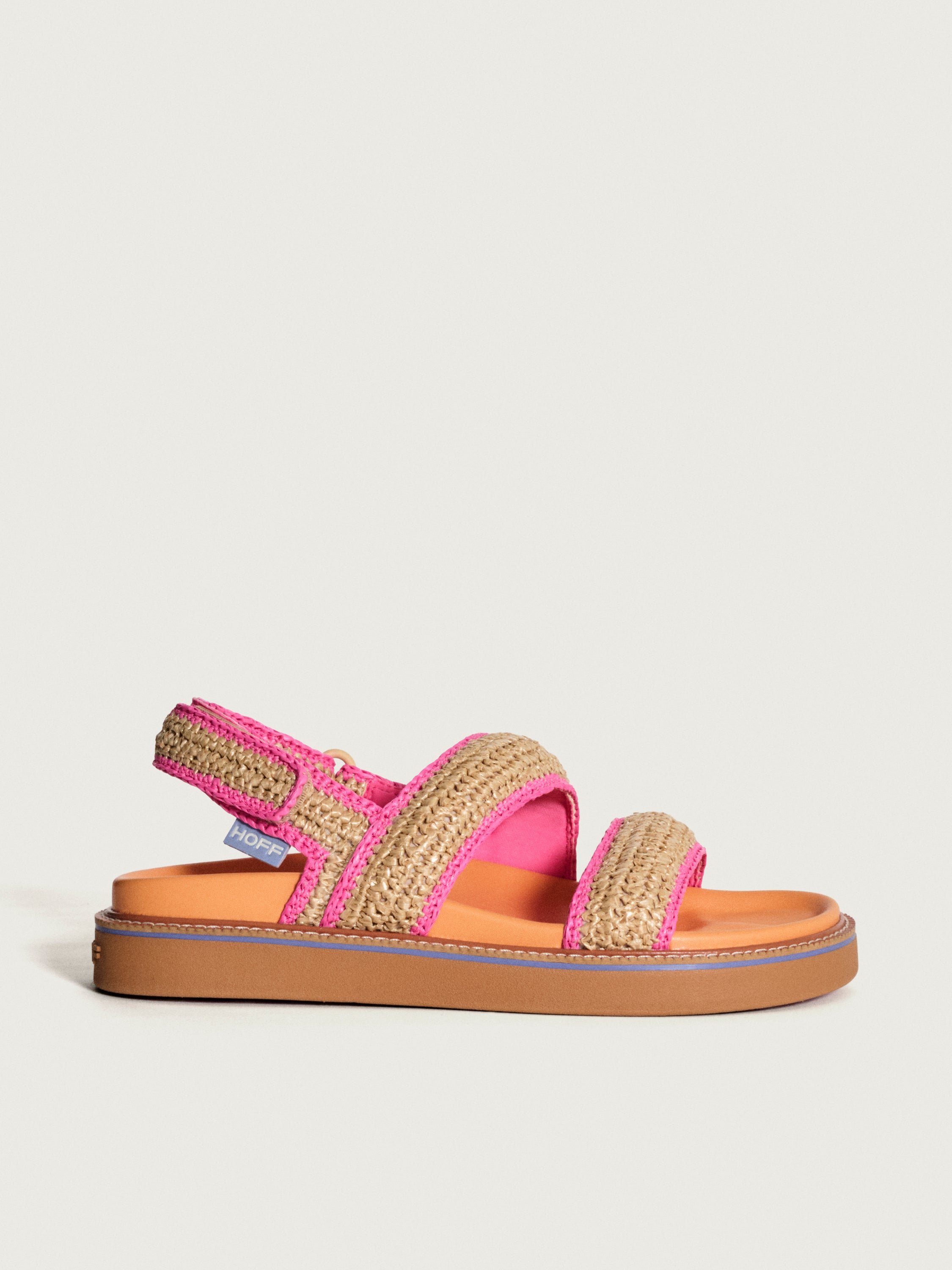 SANDAL ROAD RAFFIA BEIGE