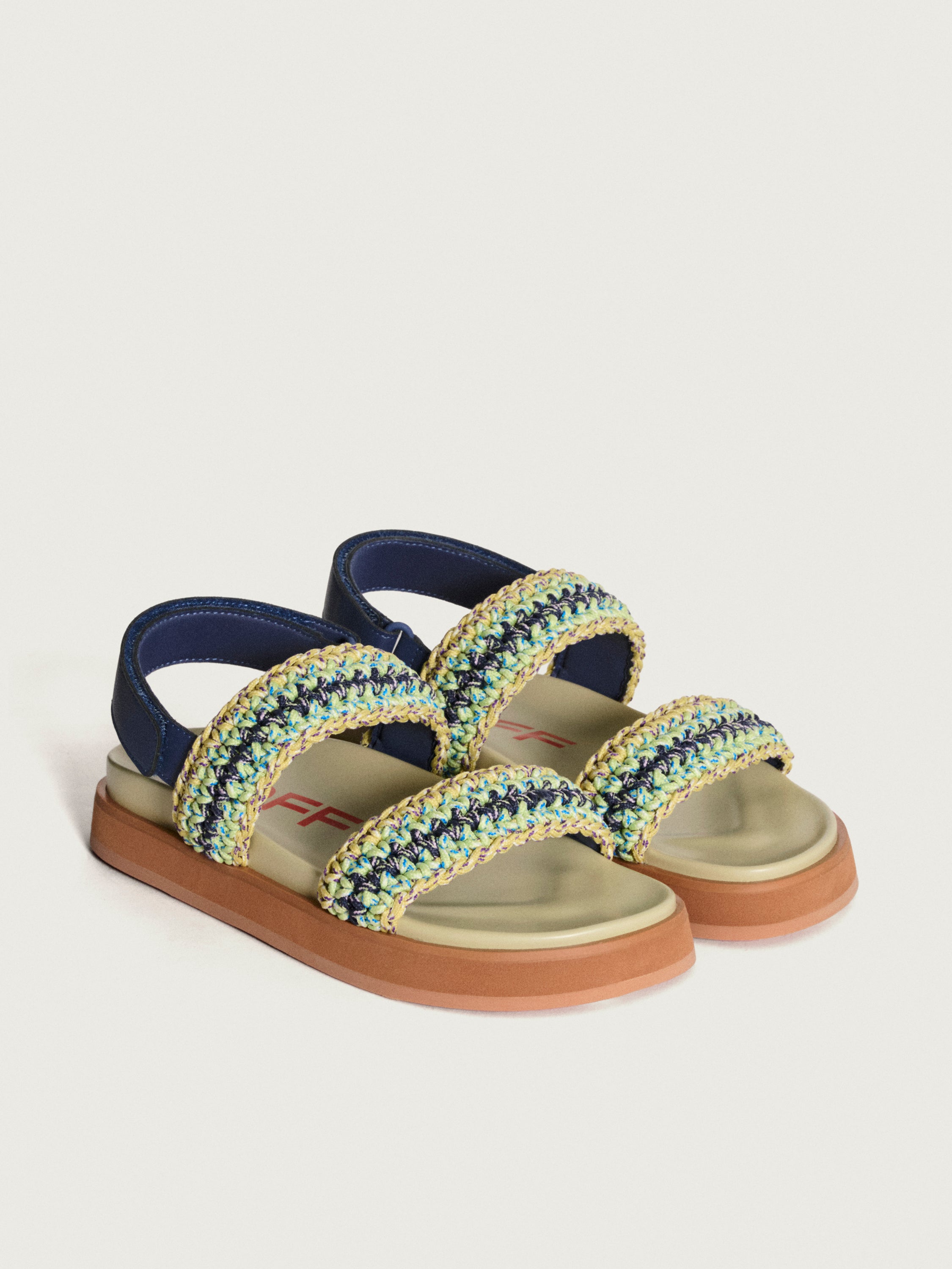 SANDAL GALDANA MULTICOLOR GREEN
