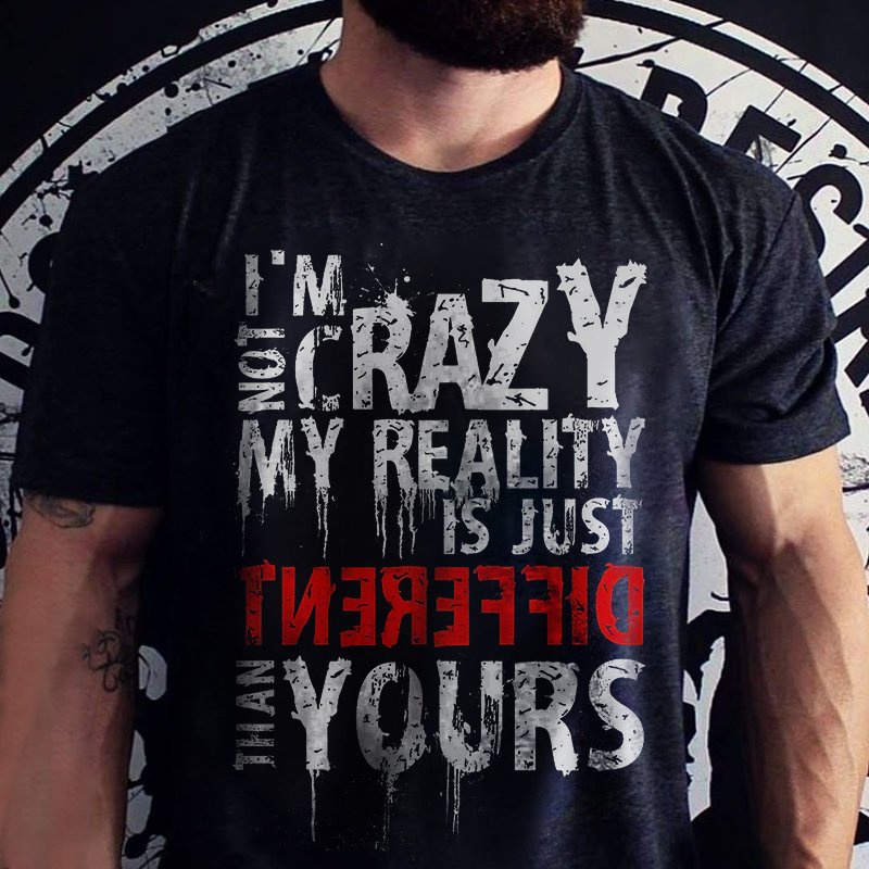 Men's casual printed short-sleeved T-shirt