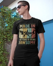 Shark print short sleeves