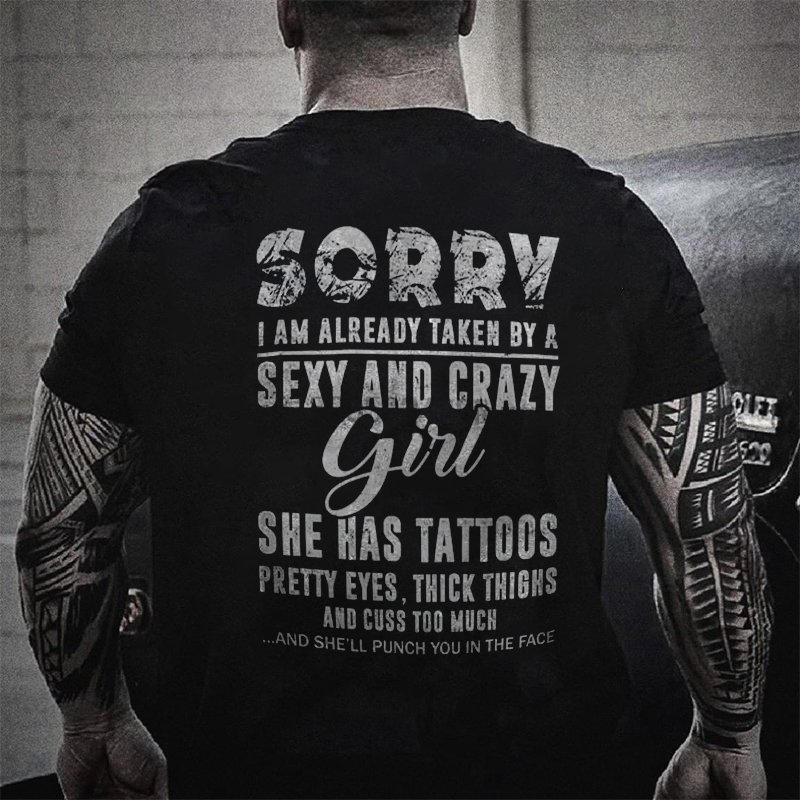 Men's casual printed short-sleeved T-shirt