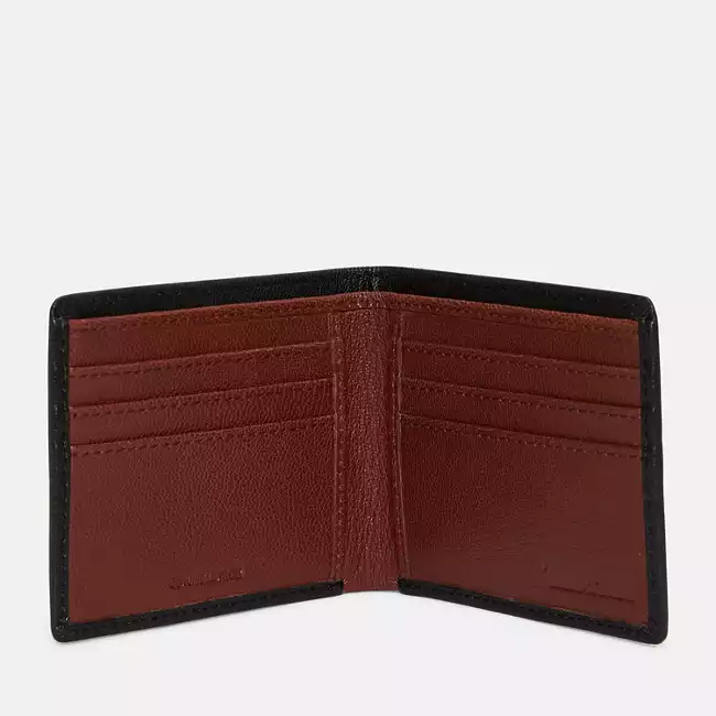 Men's Matte Grain Leather Billfold Wallet