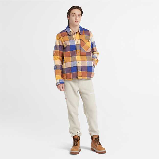 Men's Organic Cotton Fleece-Lined Overshirt