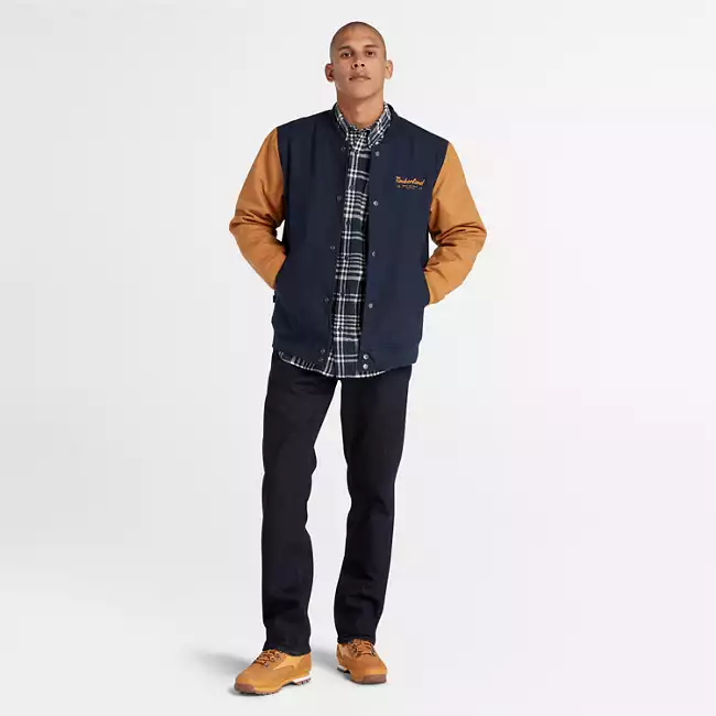 Men's Long Sleeve Heavy Flannel Check Shirt