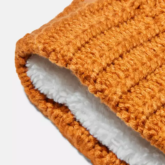 Women's Autumn Woods Cable Beanie with Pom