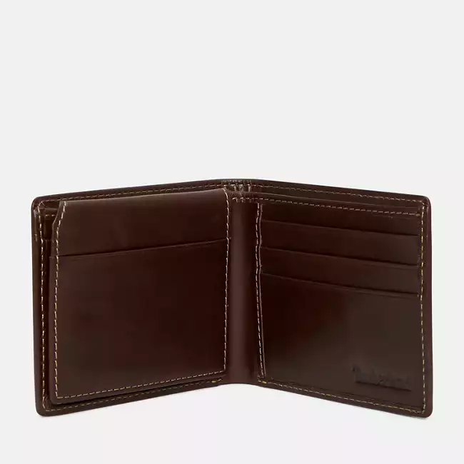 Men's Waxed Leather Passcase Wallet