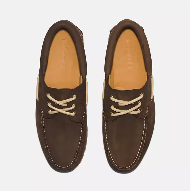 Men's 3-Eye Lug Handsewn Boat Shoe