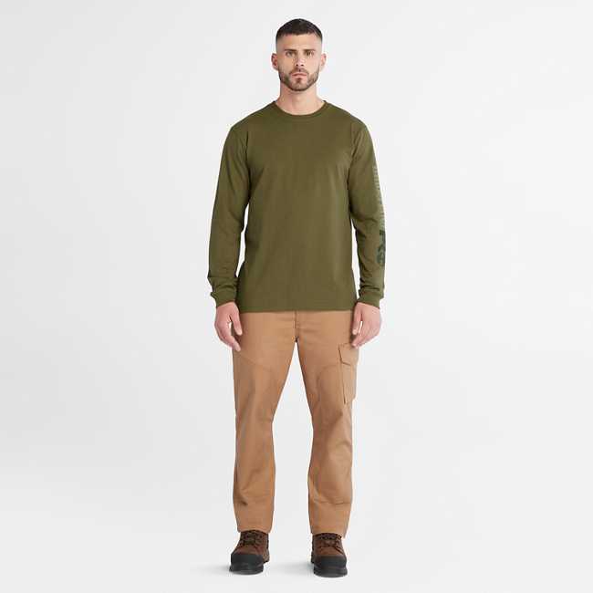 Men's Timberland PRO® Core Logo Long-Sleeve T-Shirt
