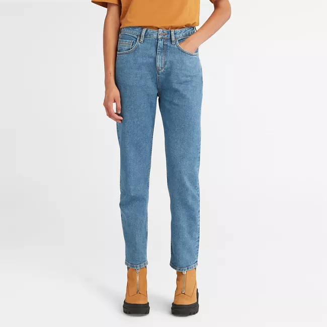Women's High Waist Hemp Denim Jean