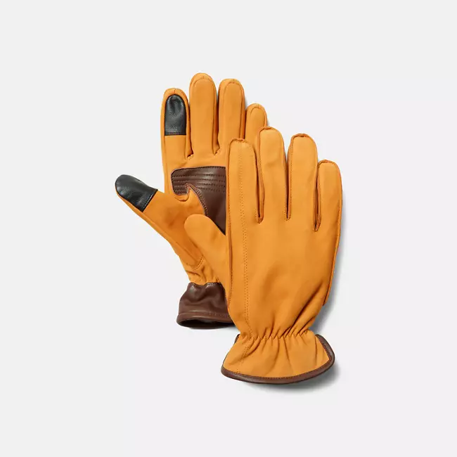 Men's Fleece-Lined Leather Gloves