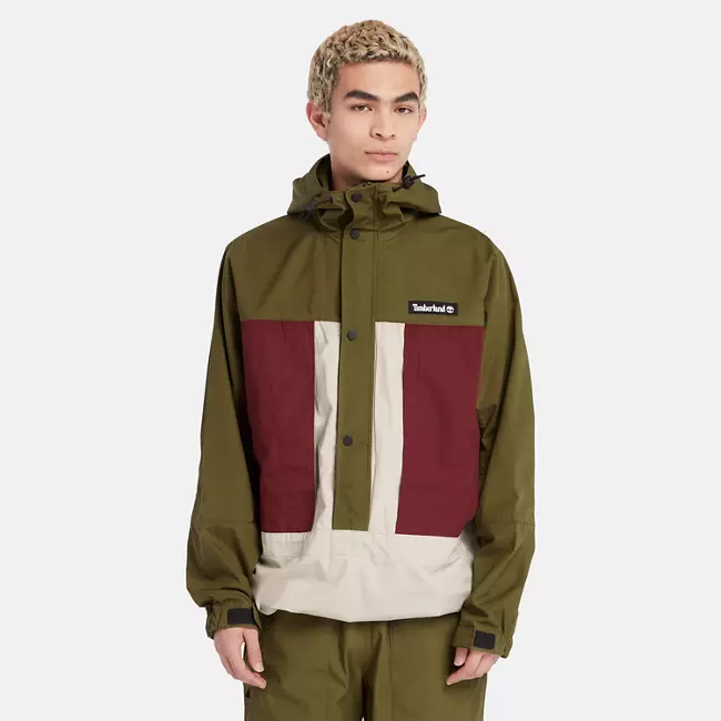 Men's Water-Repellent Anorak Jacket