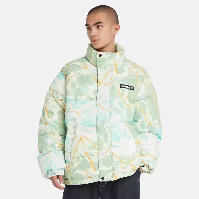 Men's Ski School Water Repellent Puffer Jacket