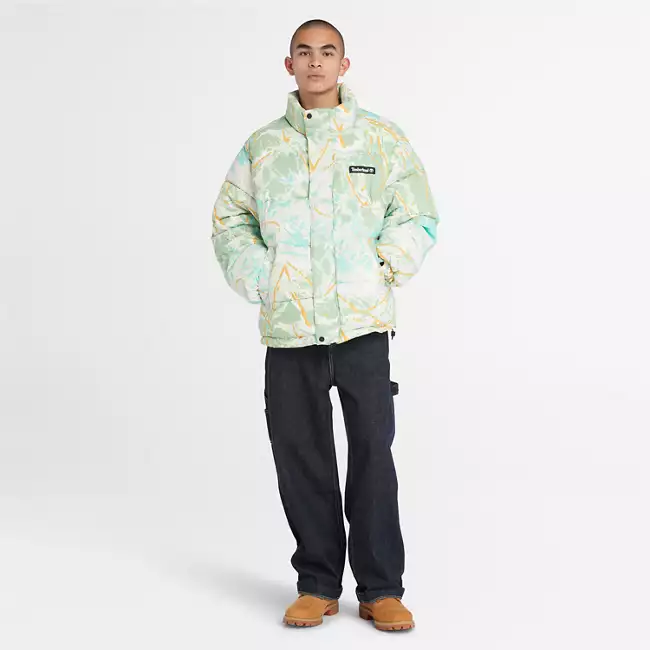 Men's Ski School Water Repellent Puffer Jacket