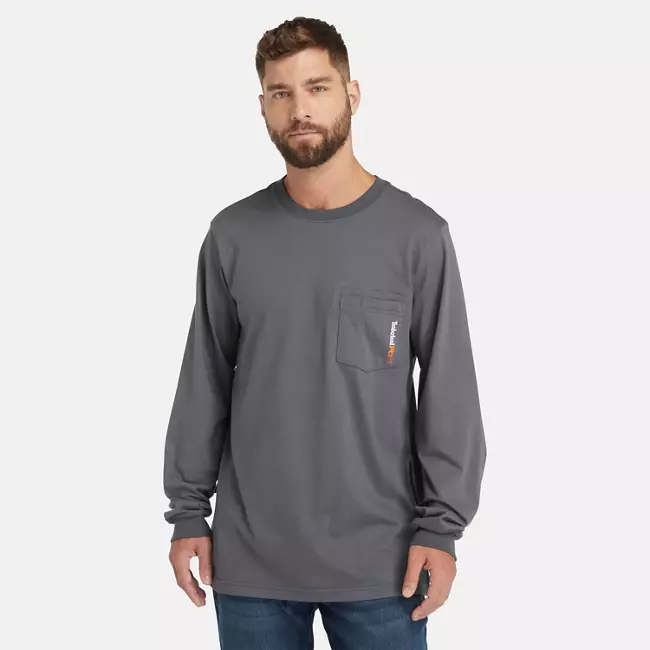 Men's Timberland PRO® Cotton Core Flame-Resistant Long-Sleeve T-Shirt