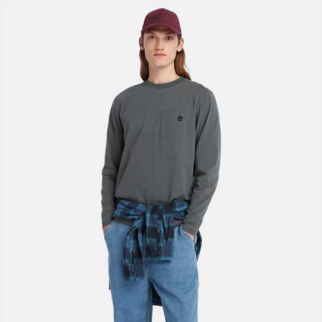 Men's Long Sleeve Merrymack Pocket T-Shirt