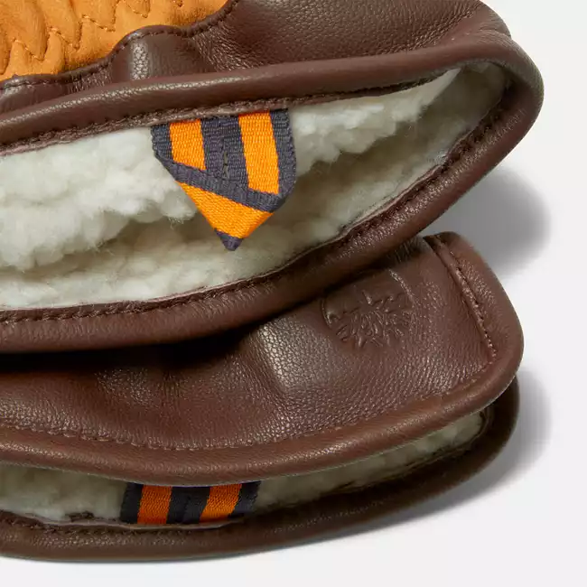 Men's Fleece-Lined Leather Gloves