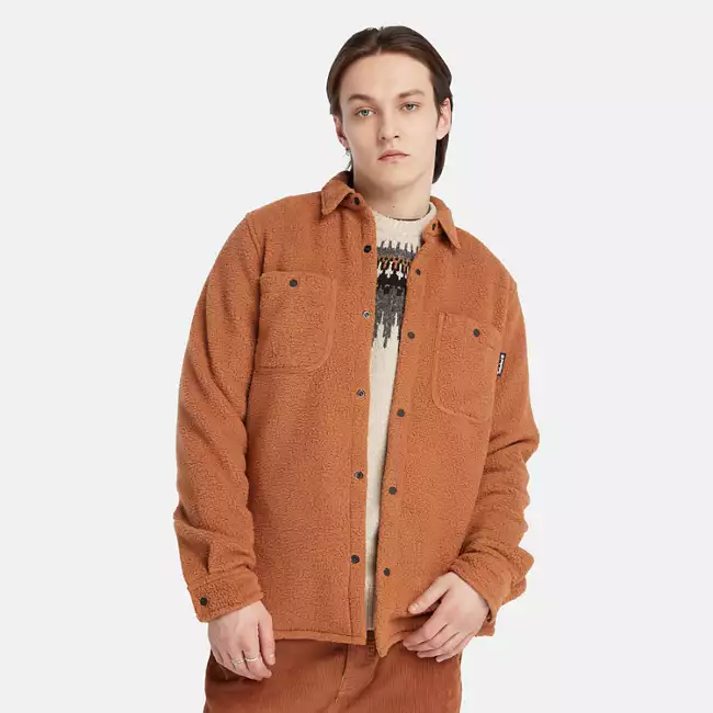 Men's Utility High-Pile Fleece Overshirt
