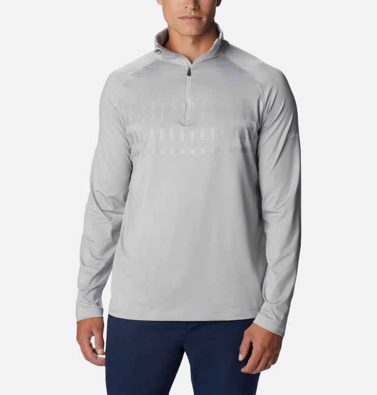 Men's Picker Golf Pullover Cool Grey