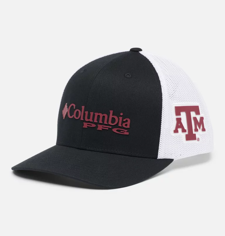 PFG Mesh Snap Back™ Ball Cap - Texas A&M TAM - Black