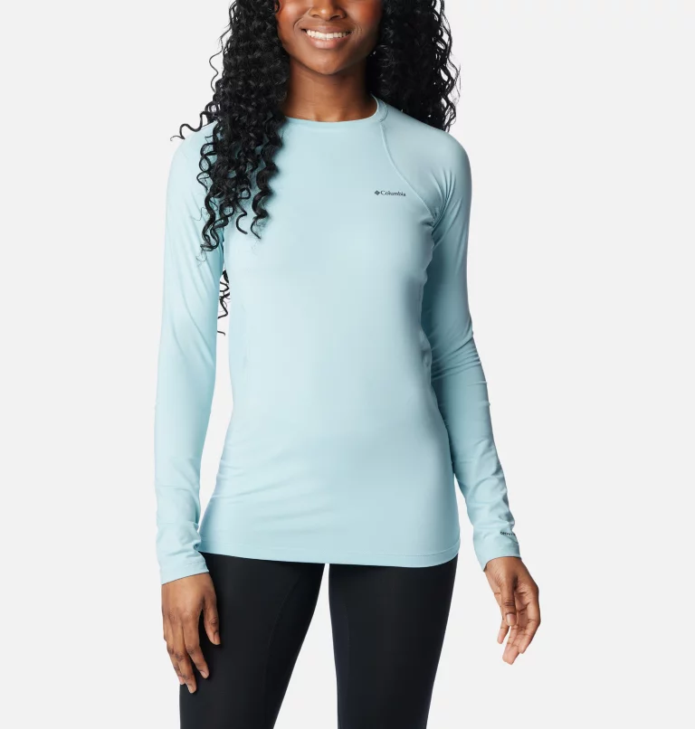 Women’s Omni-Heat™ Midweight Baselayer Crew Aqua Haze