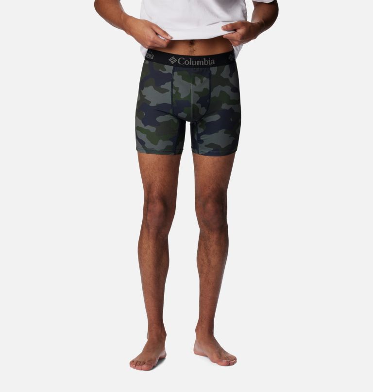 Men's Printed Stretch Boxer Brief - 3pk Camo/Black/Stone Green