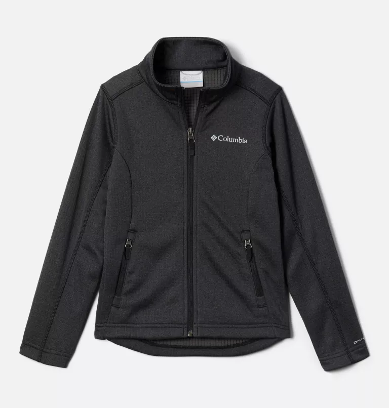 Girls' Park View™ Full Zip Fleece Jacket Black Heather