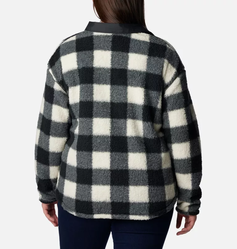 Women's West Bend™ Shirt Jacket - Plus Size Chalk Check Print
