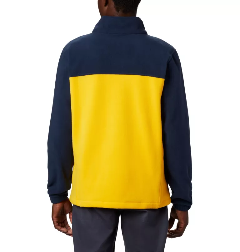 Men's Collegiate Flanker™ III Fleece Jacket - Tall - Michigan UM - Collegiate Navy,Collegiate Yellow