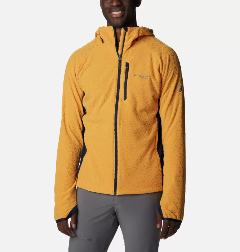 Men's Titan Pass™ 3.0 Hooded Fleece Raw Honey,Collegiate Navy