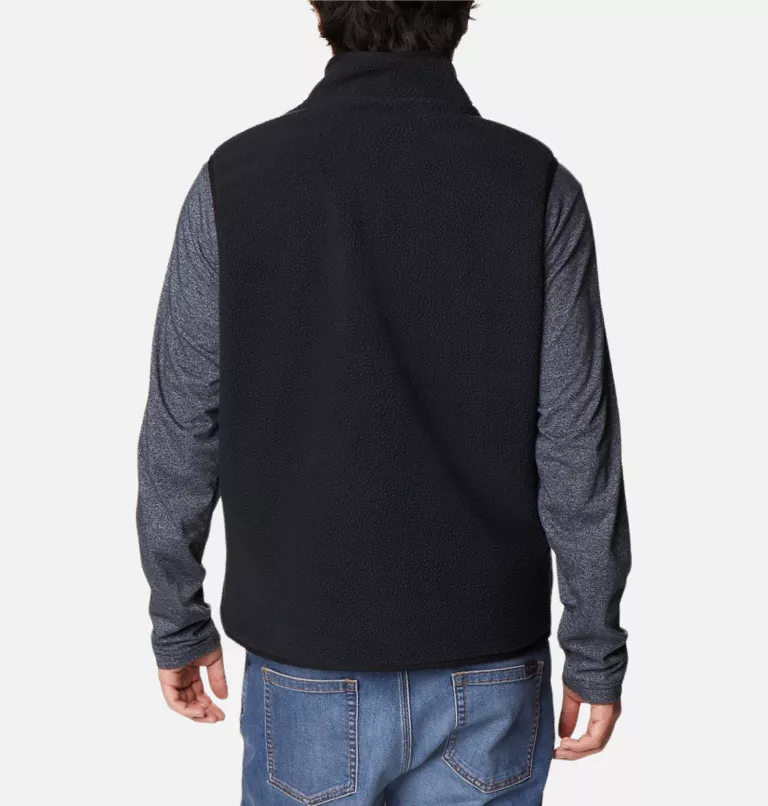 Men's Helvetia™ Sherpa Fleece Vest Black,City Grey