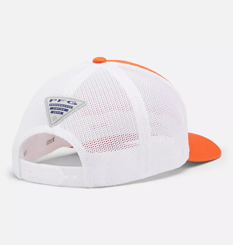 Kids' PFG Mesh Snap Back™ Ball Cap - Clemson CLE - Spark Orange