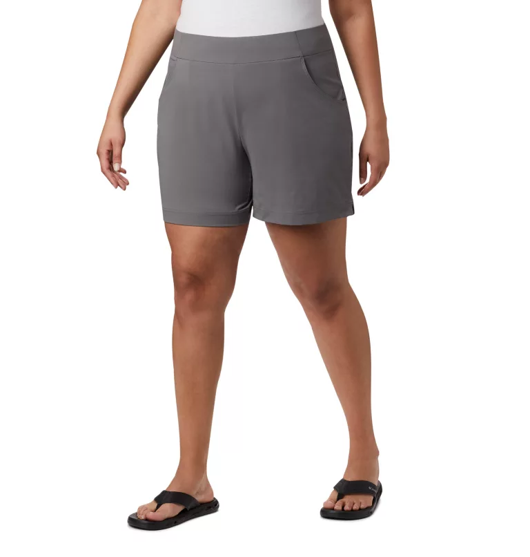 Women's Anytime Casual™ Shorts - Plus Size City Grey