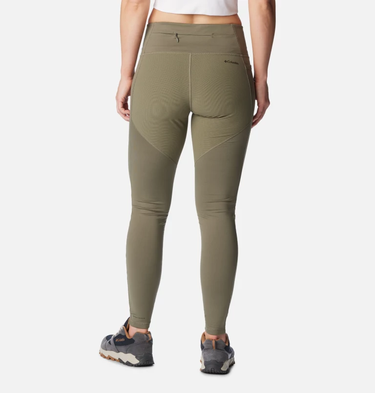 Women's Back Beauty™ Warm Hybrid Leggings Stone Green