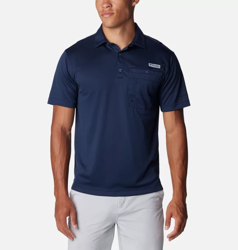 Men's Flycaster Golf Polo Collegiate Navy