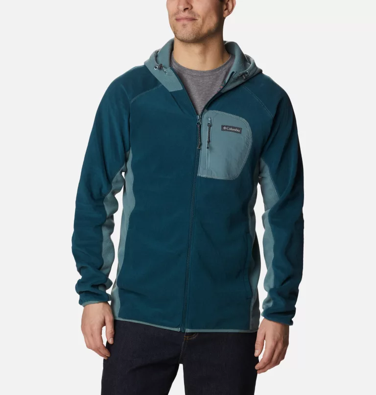 Men's Outdoor Tracks™ Hooded Full Zip Jacket Night Wave,Metal